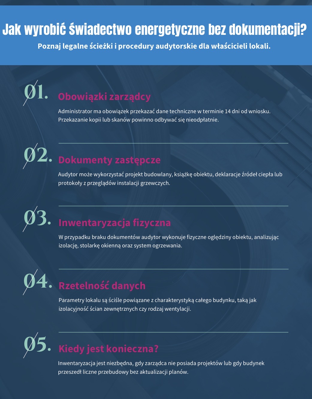 Jak wyrobić świadectwo energetyczne bez dokumentacji?
