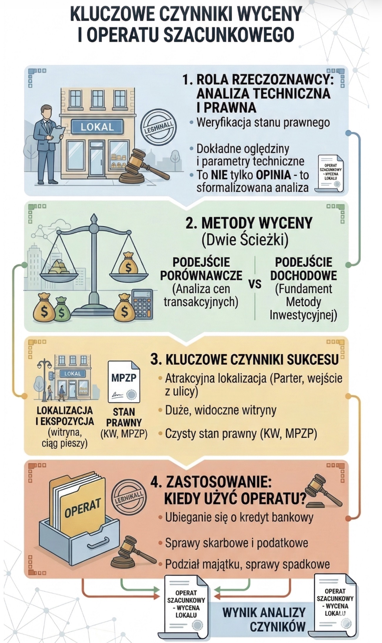 Kluczowe czynniki wyceny i operatu szacunkowego