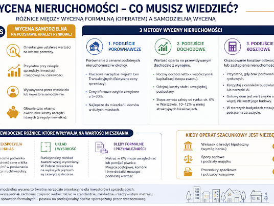 Wycena nieruchomości - co musisz wiedzieć 