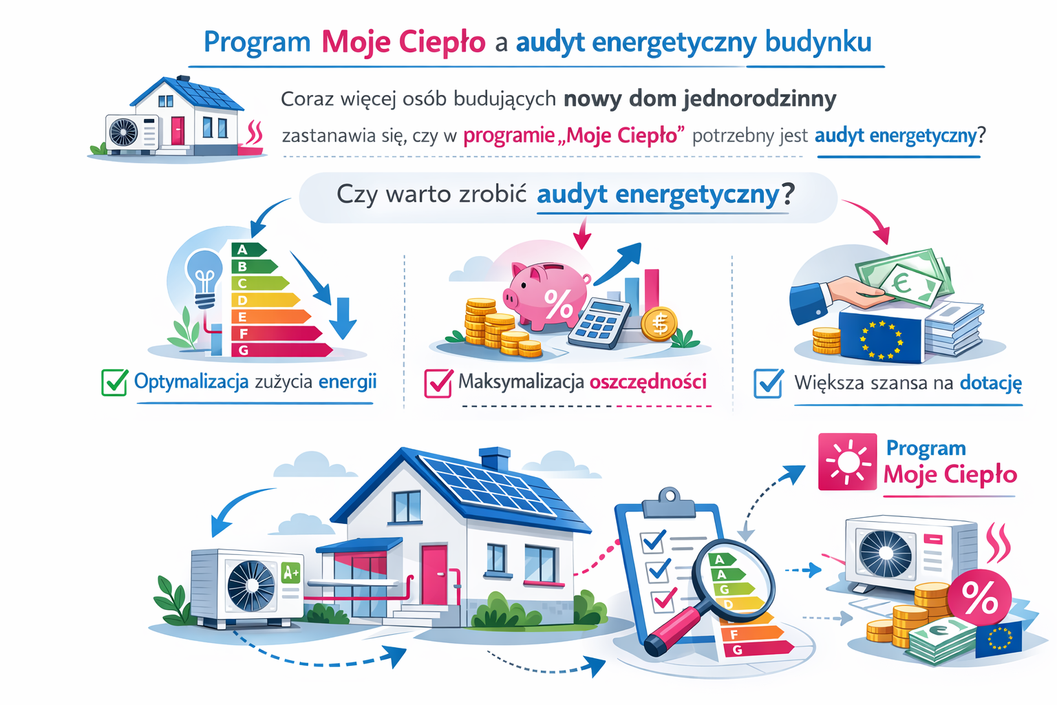 Jak audyt energetyczny wpływa na szansę otrzymania dofinansowania w programie Moje Ciepło?