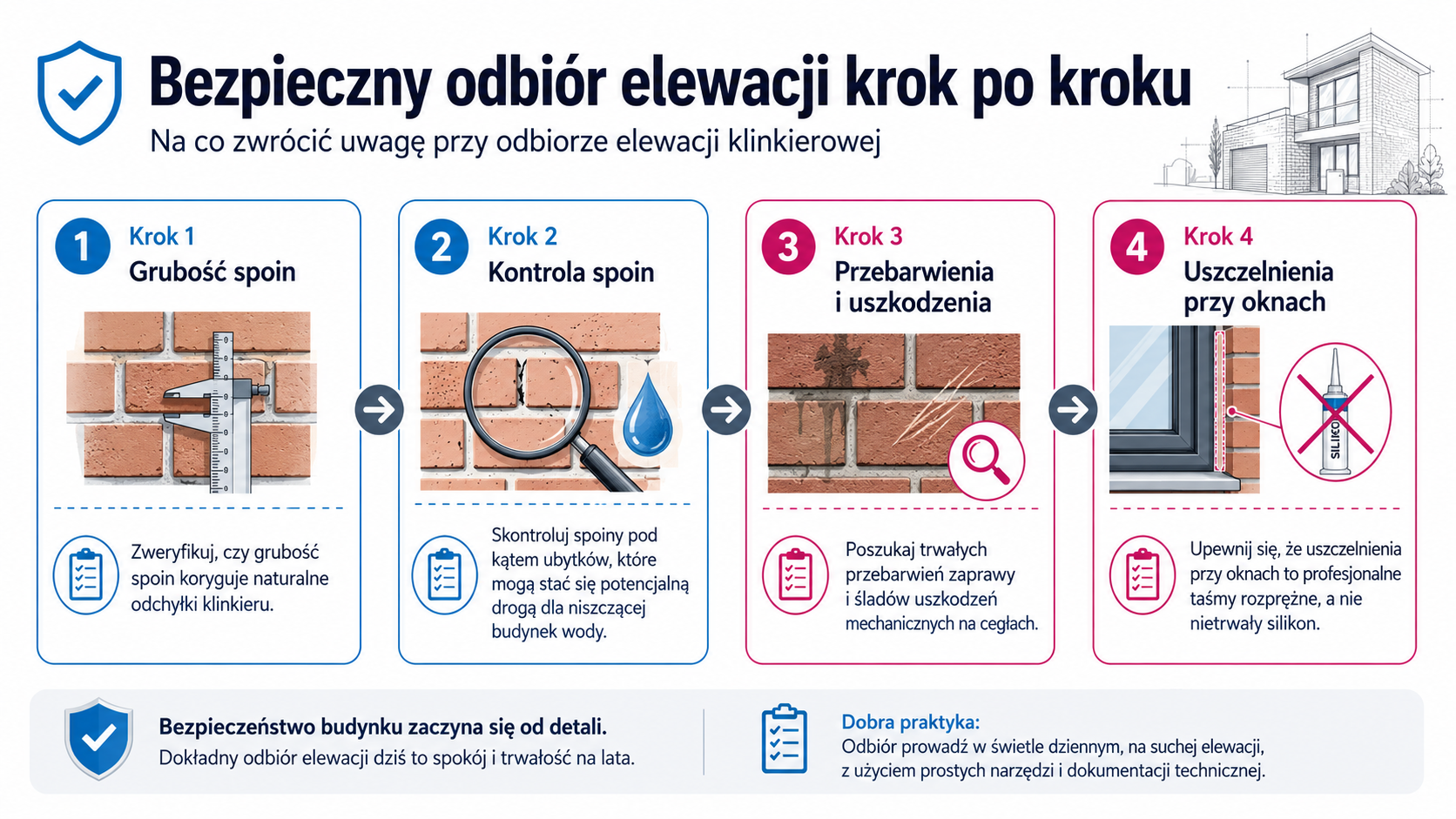 Bezpieczny odbiór elewacji krok po kroku