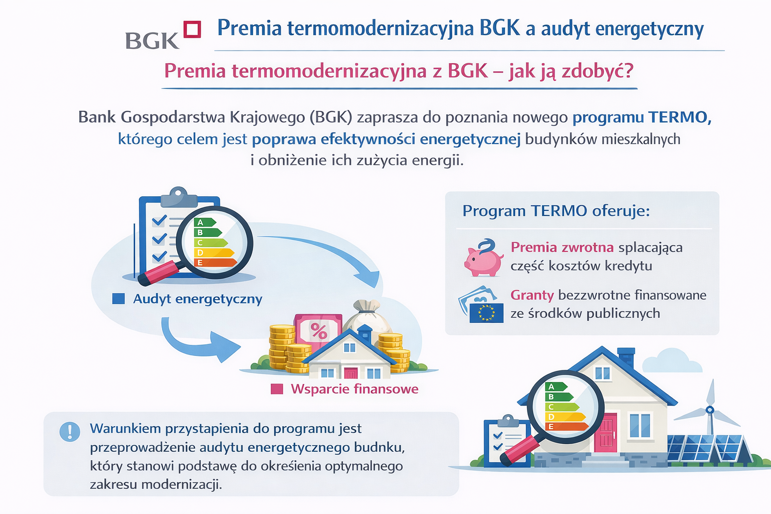  Premia termomodernizacyjna w BGK - jak ją zdobyć ?