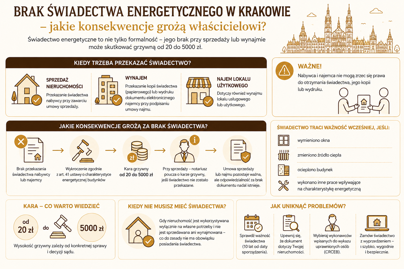 Brak świadectwa energetycznego – kiedy grożą konsekwencje?
