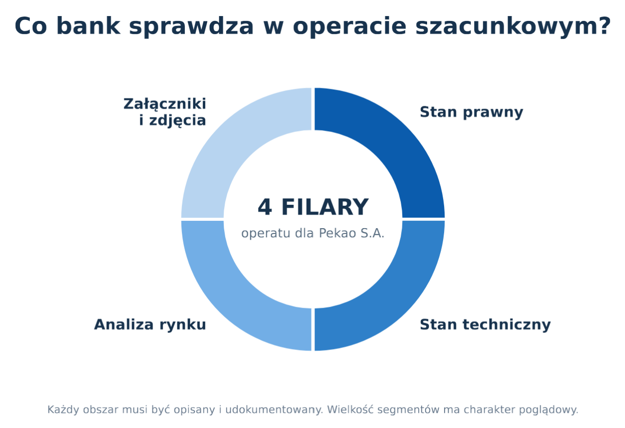 Co bank sprawdza w operacie szacunkowym - Pekao S.A.