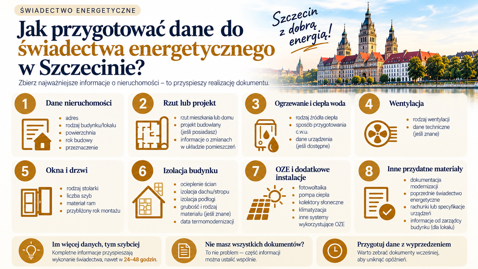 Co przygotować do wykonania świadectwa energetycznego?