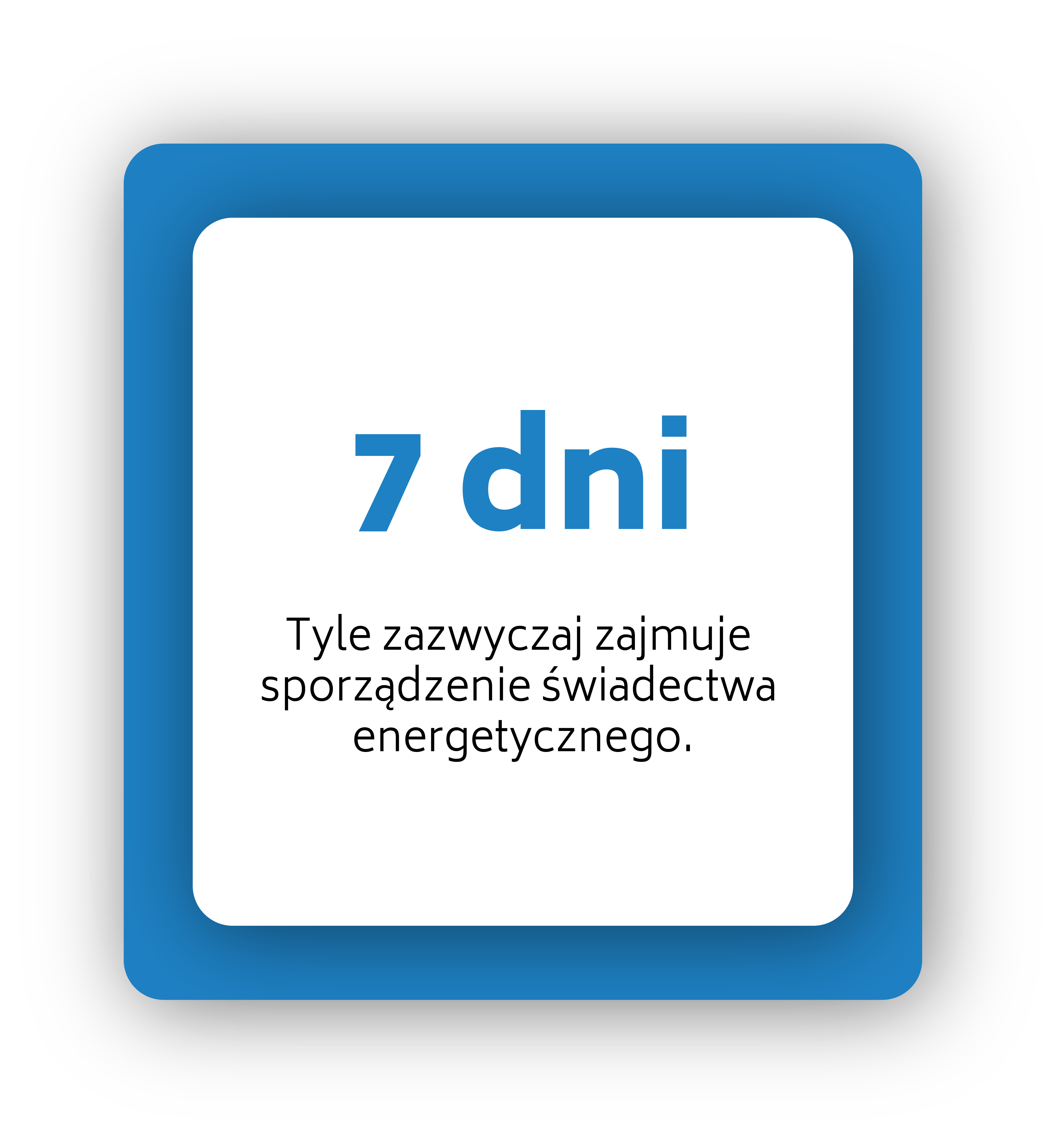 7 dni — tyle zajmuje sporządzenie świadectwa energetycznego