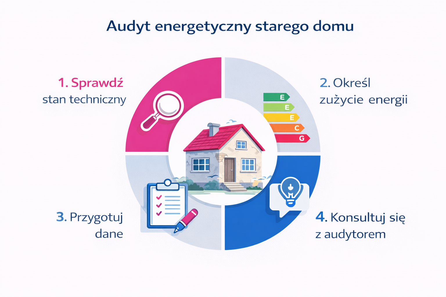 Co zrobić przy audycie energetycznym starego domu?