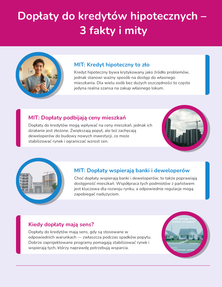 Dopłaty do kredytów - fakty i mity