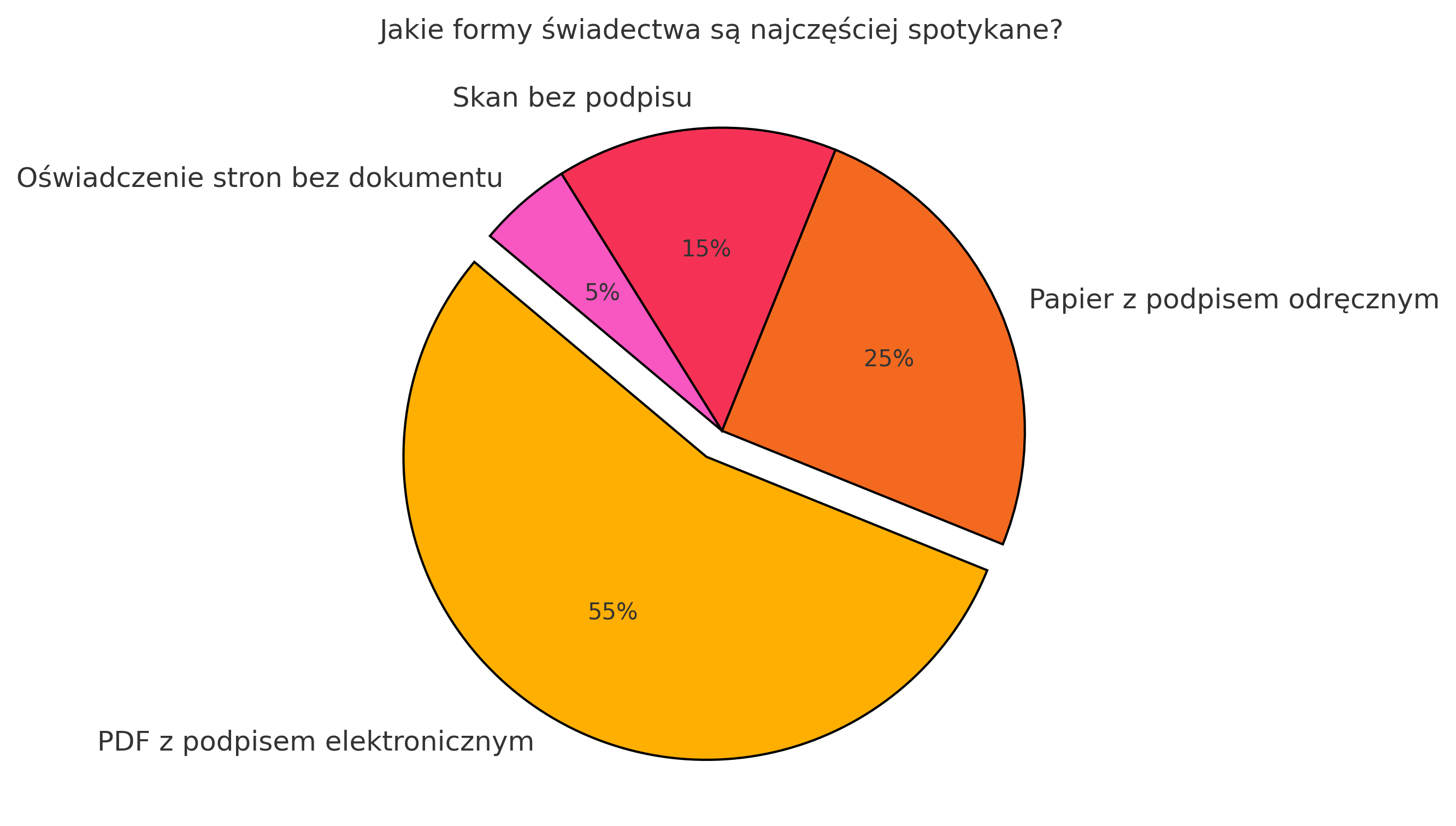 Najczęściej spotykane formy świadectwa energetycznego