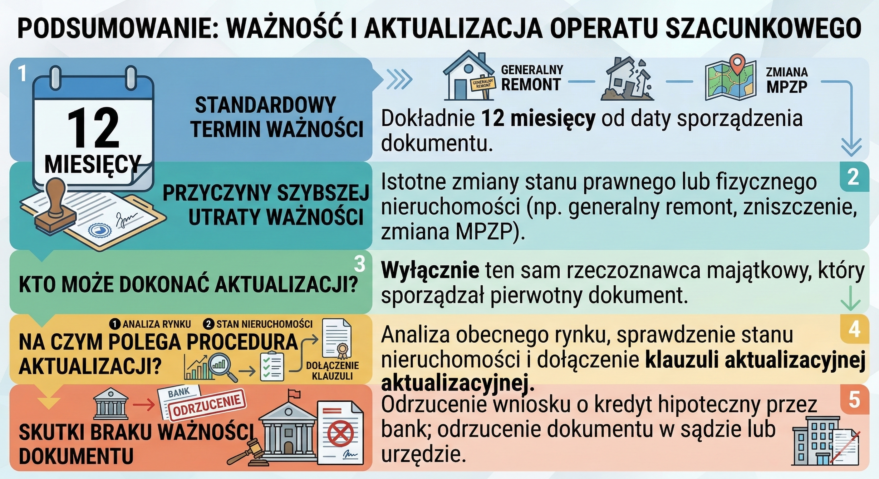 Ile ważny jest operat szacunkowy?