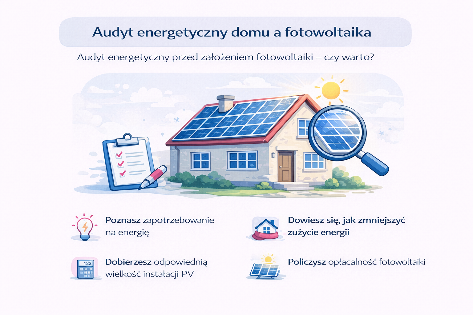 Czy potrzeba audytu energetycznego w przypadku fotowoltaiki?