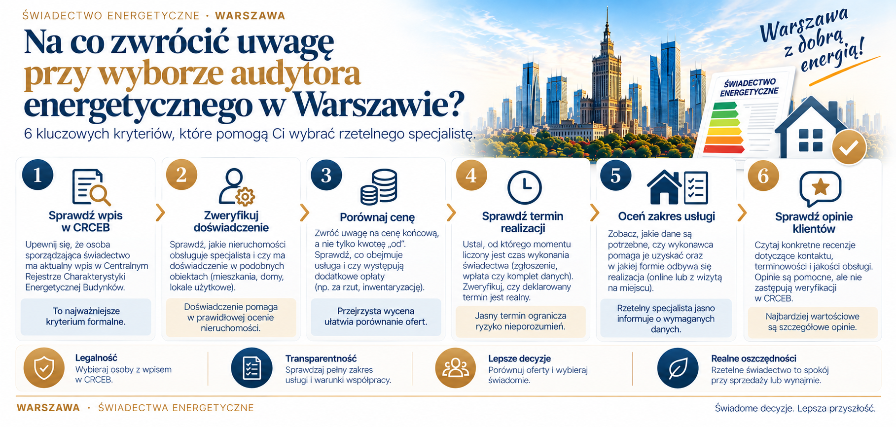 Jak sprawdzić specjalistę przed zleceniem świadectwa energetycznego?