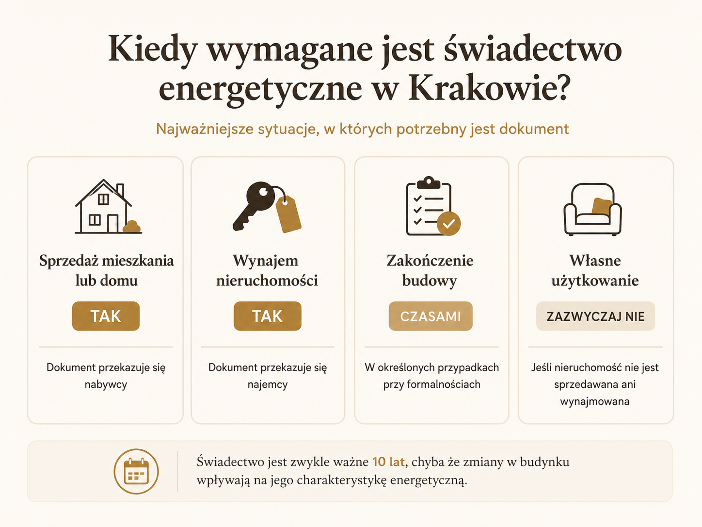 Kiedy potrzebne jest świadectwo energetyczne?