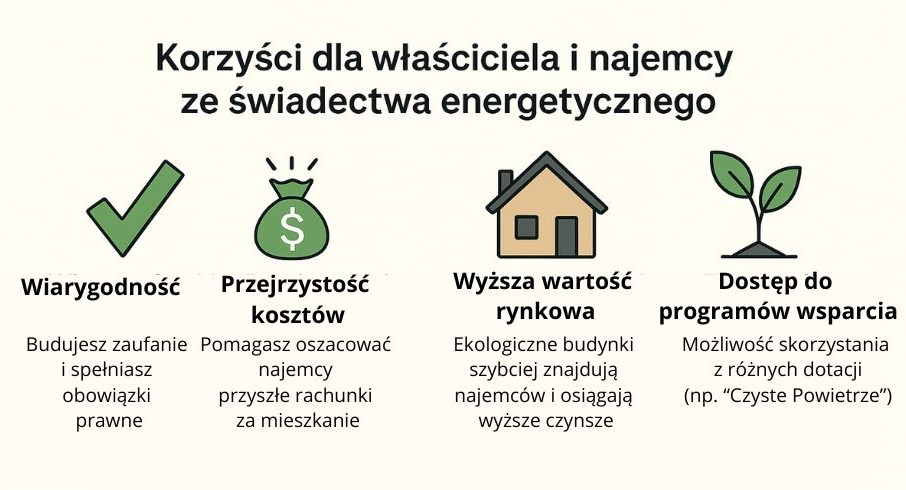 Sporządzenie świadectwa energetycznego to inwestycja w zgodność z prawem, oszczędności i atrakcyjność Twojej nieruchomości na rynku najmu