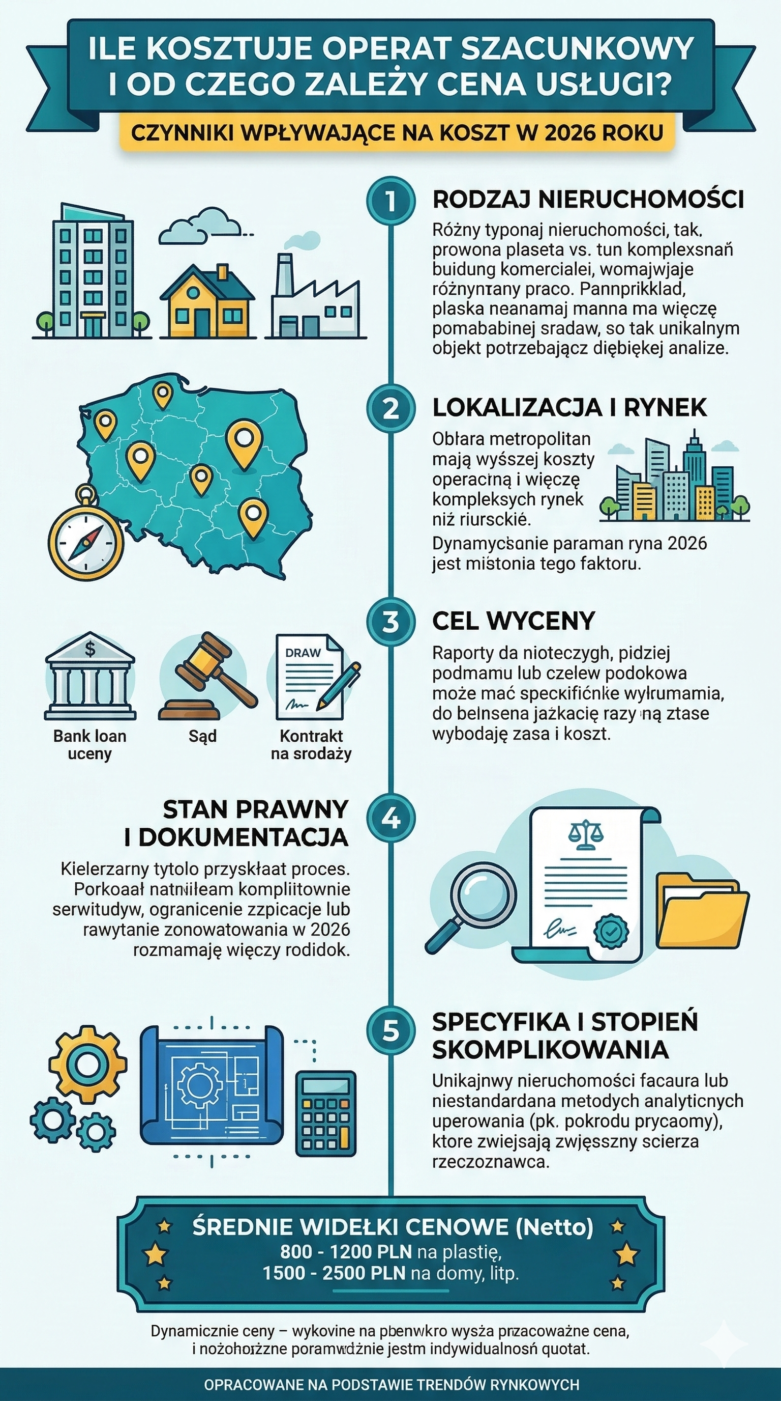 Co wpływa na koszt operatu?