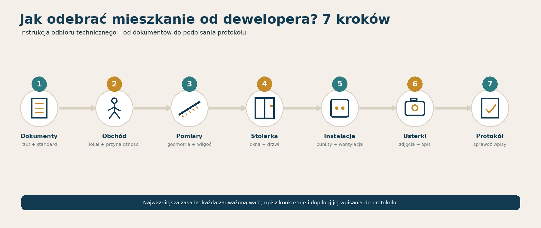 7 kroków odbioru mieszkania od dewelopera