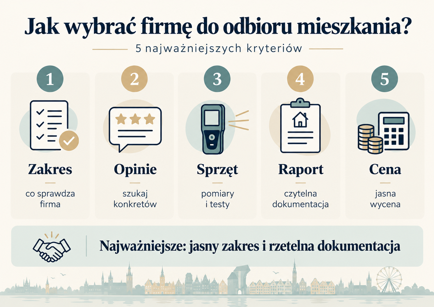 Najważniejsze kryteria wyboru firmy do odbioru mieszkania