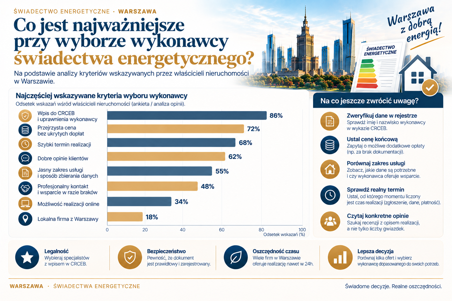 Kryteria, które warto sprawdzić przed wyborem wykonawcy
