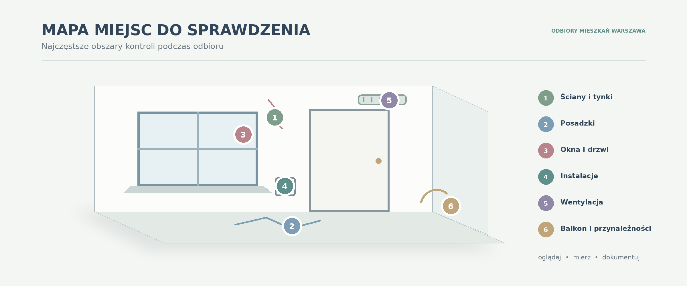 Najczęstsze miejsca występowania usterek.