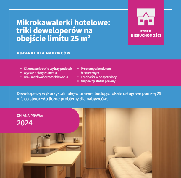 Mikrokawalerki hotelowe - triki deweloperów