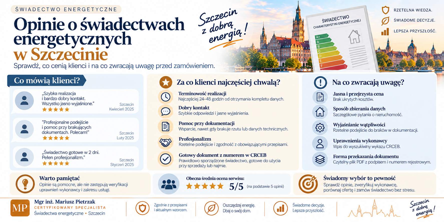 Na co zwrócić uwagę, czytając opinie o świadectwach energetycznych?