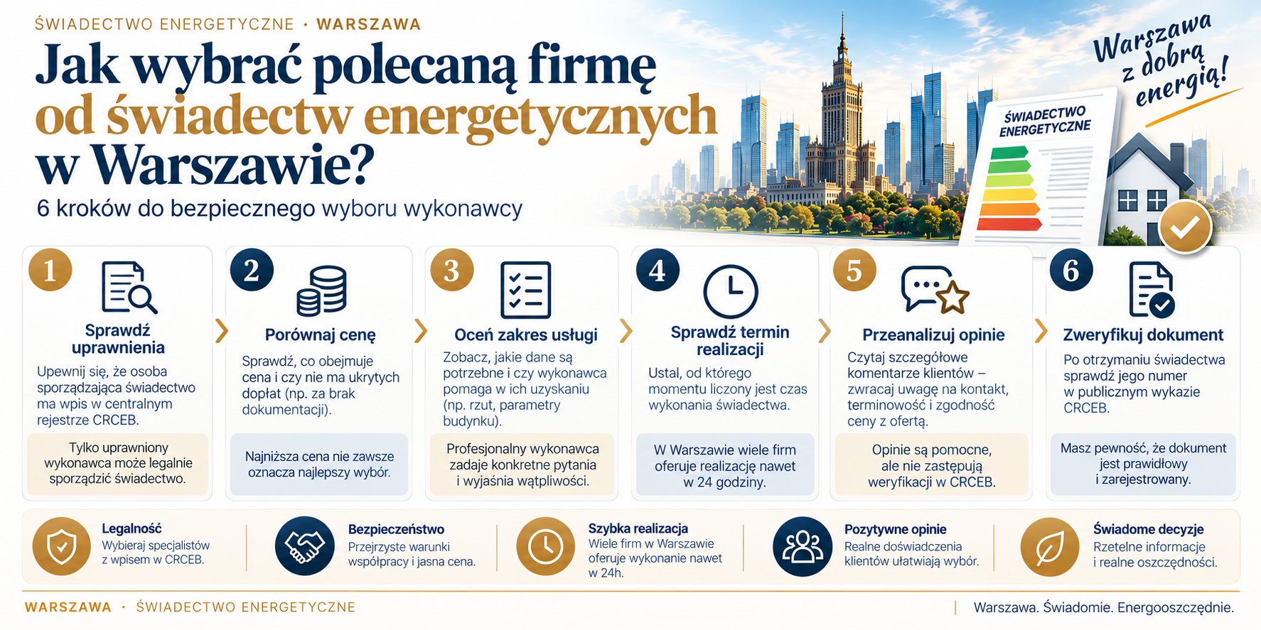 Na co zwrócić uwagę przy wyborze wykonawcy świadectwa energetycznego?
