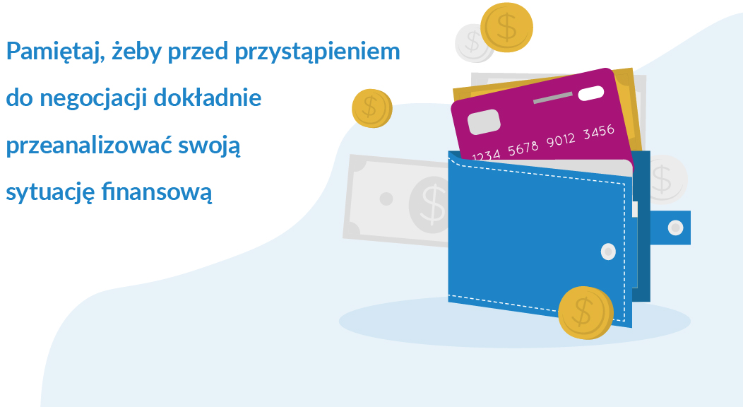 Przed podjęciem negocjacji trzeba dokładnie przeanalizować swoje możliwości finansowe.