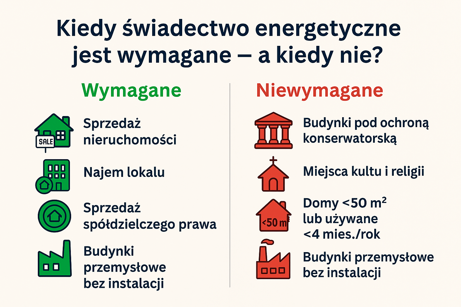 Obowiązek świadectwa energetycznego w świetle przepisów