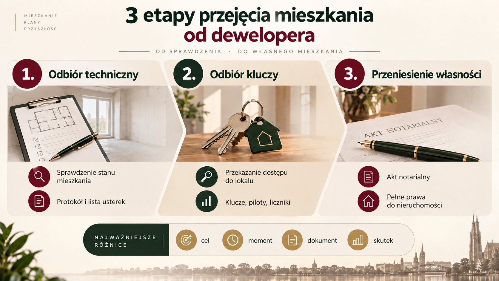 Odbiór techniczny, przekazanie kluczy i przeniesienie własności