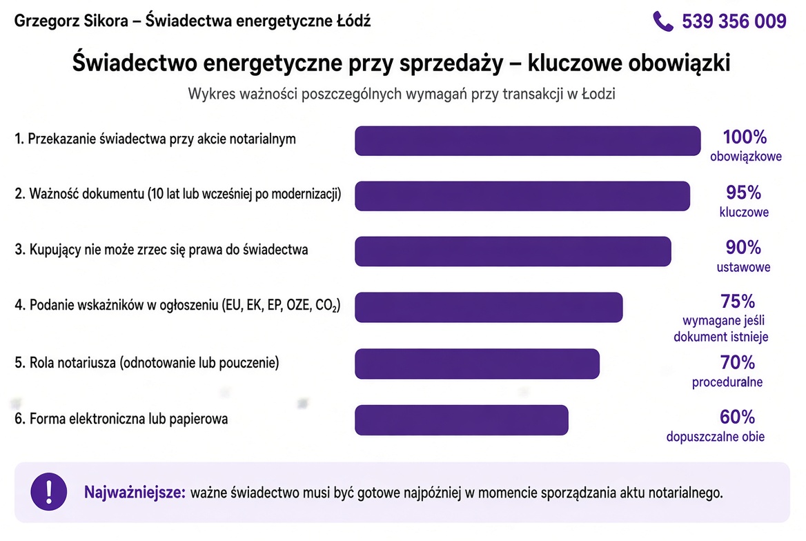 Okres ważności świadectwa energetycznego przed sprzedażą nieruchomości