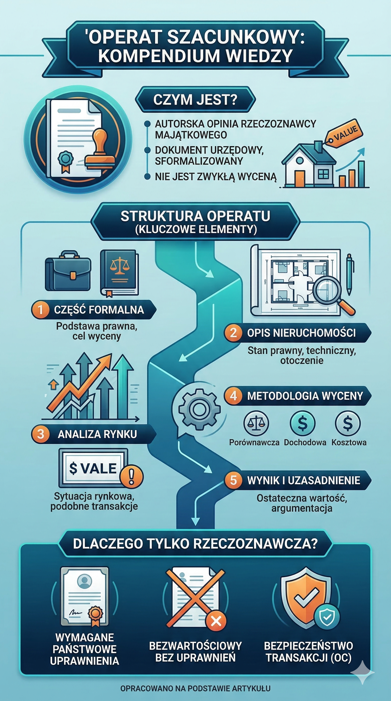 Kompendium wiedzy o operacie szacunkowym.