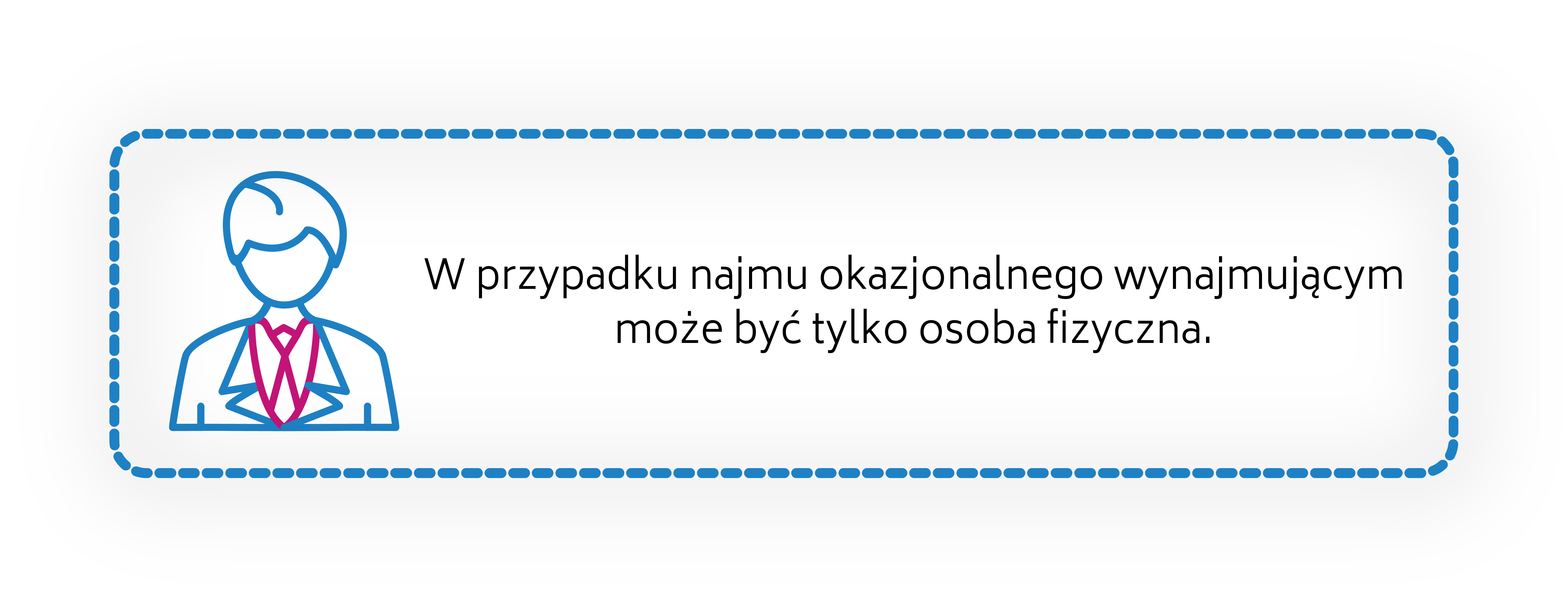 W przypadku najmu okazjonalnego wynajmującym może być tylkom osoba fizyczna.