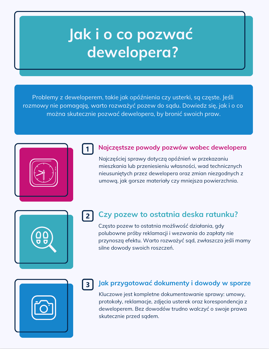 Jak i o co można pozwać dewelopera? Jak i o co można pozwać dewelopera?