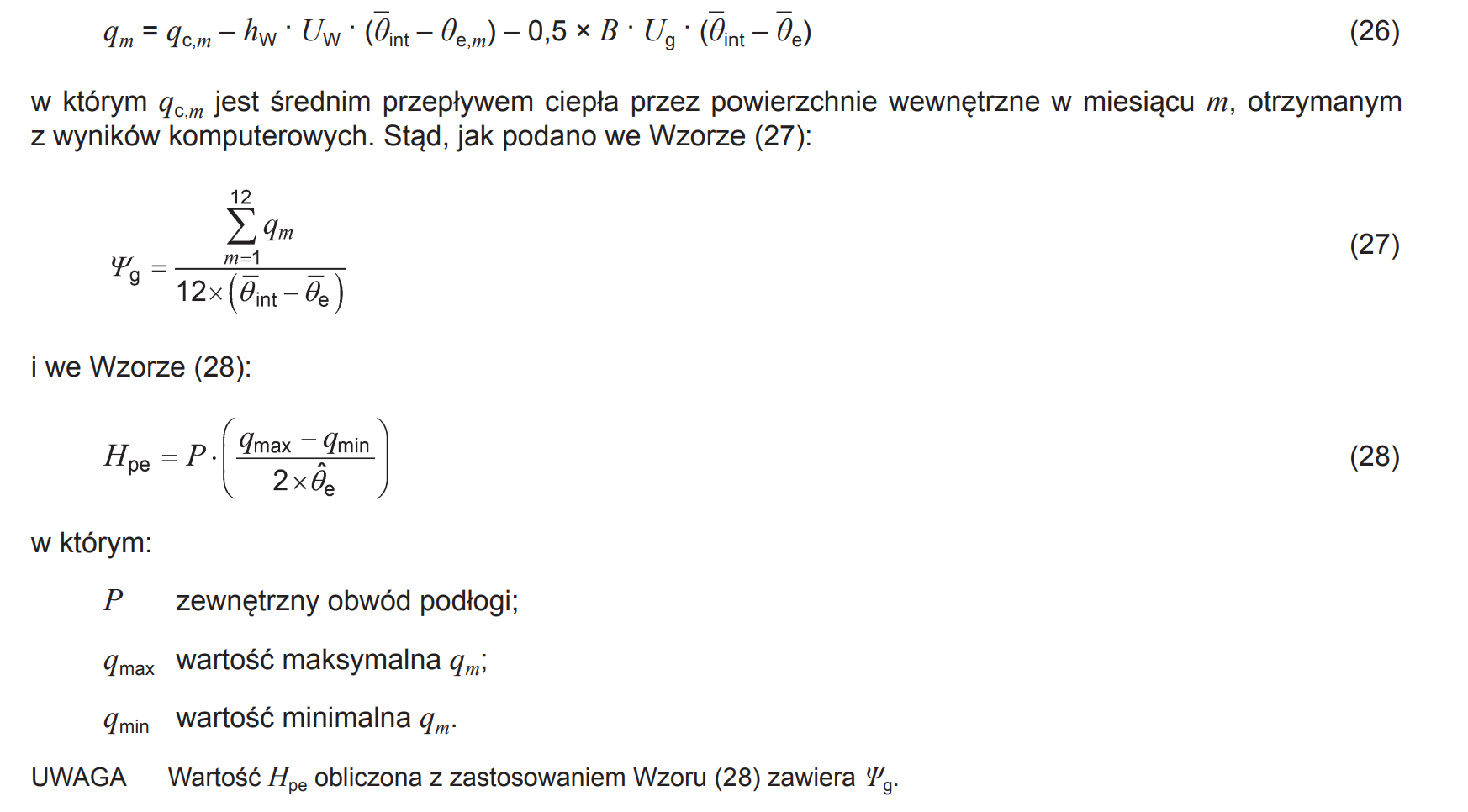 Przepływ powietrza - wzory
