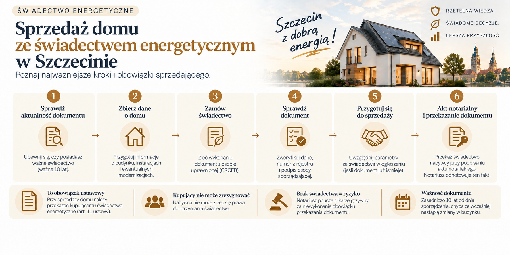 Sprzedaż domu ze świadectwem energetycznym krok po kroku