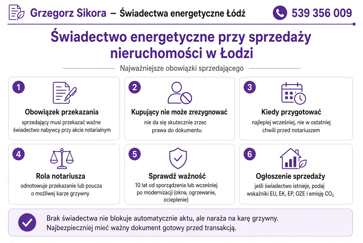 Świadectwo energetyczne przy sprzedaży nieruchomości – najważniejsze obowiązki sprzedającego