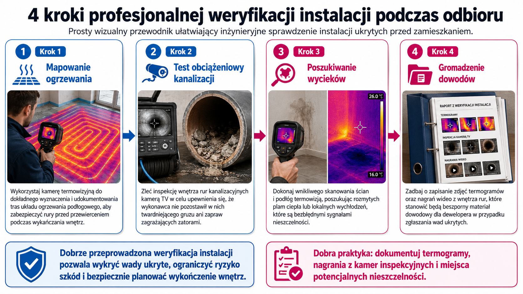 4 kroki profesjonalnej weryfikacji instalacji podczas odbioru