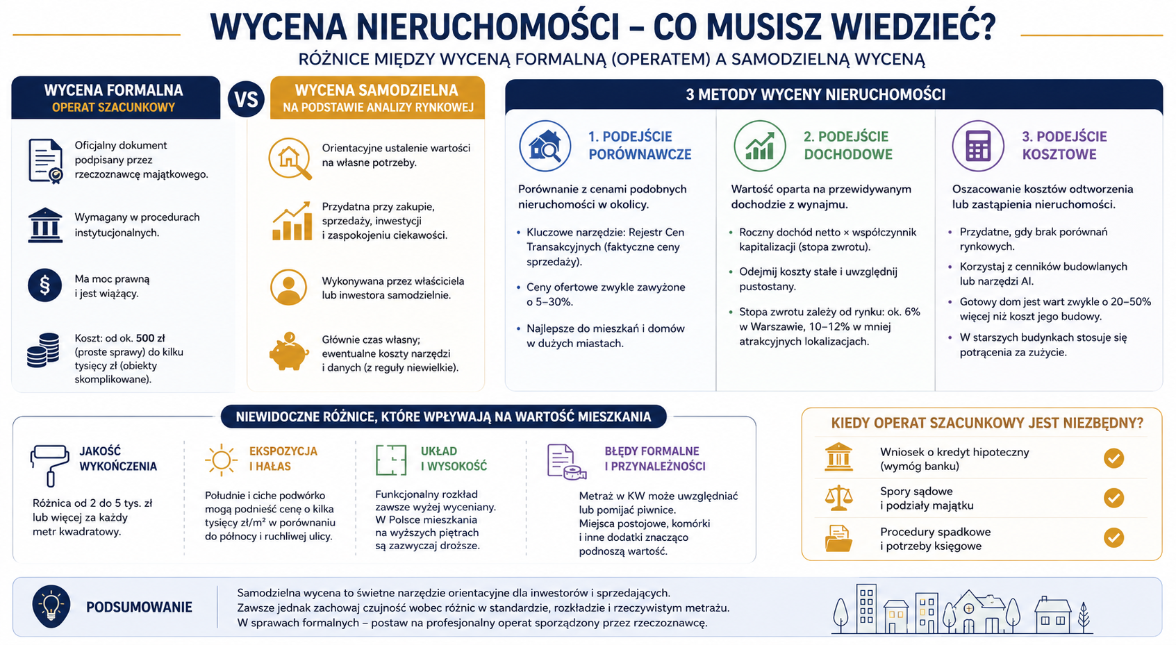 Wycena nieruchomości - co musisz wiedzieć