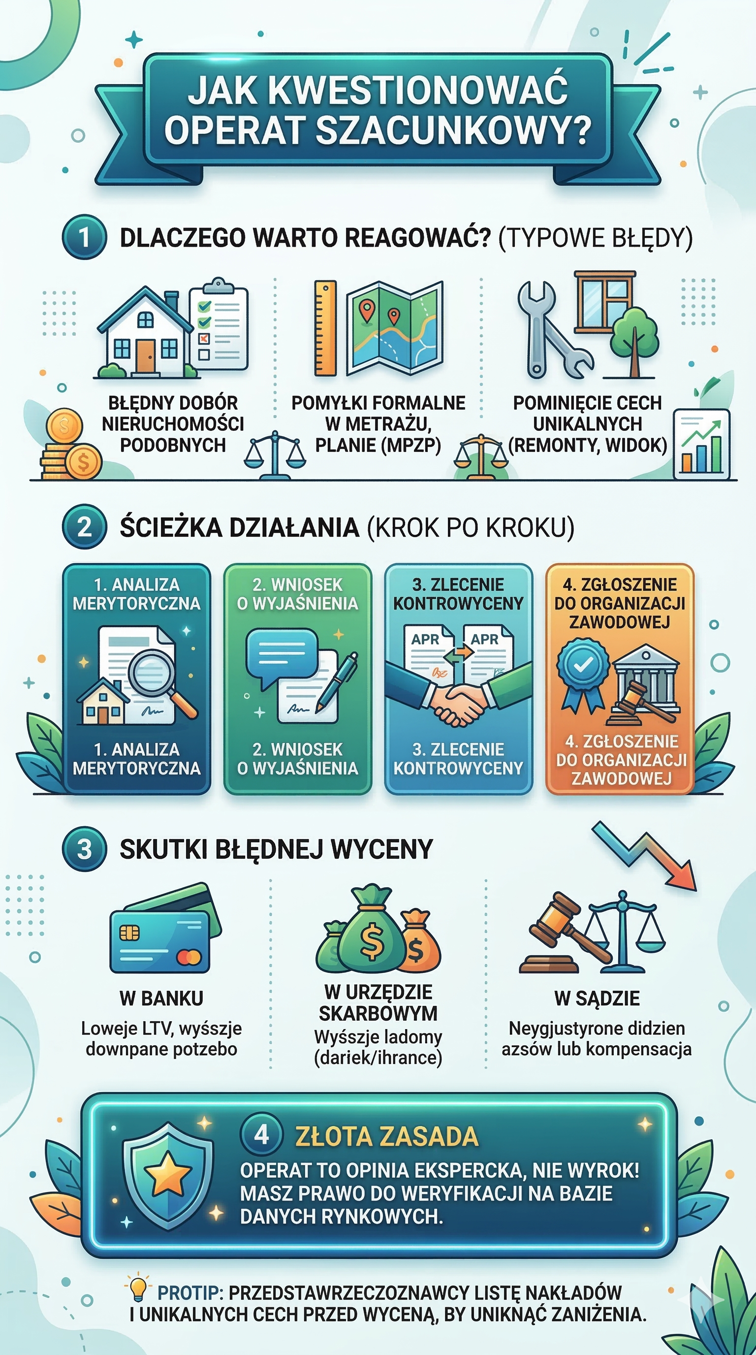 Jakie są konsekwencje błędnego operatu szacunkowego?